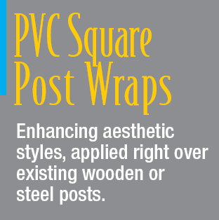 Valor PVC Square Post Wraps