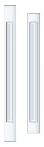 Recessed Panel REC-01 pilasters