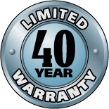 Valor 40 year limited warranty